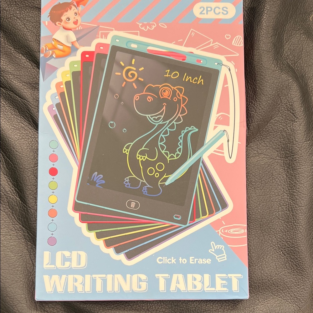 2 LCD Writing Tablet 10 Inch - Black